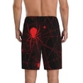 thumbnail image 2 of Balery Red Spider On The Web Men's Cotton Knit Pajama Shorts Waistband & Pockets,Short Pajama Pants-X-Large, 2 of 8