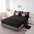 thumbnail image 5 of Homewish Football Soccer 7-Piece Twin Bedding Sets,Ball Sport Game Bedding Comforter Set,Black Orange White Sheet Sets For Teens,Luxury Bedroom Decor Reversible, 5 of 8