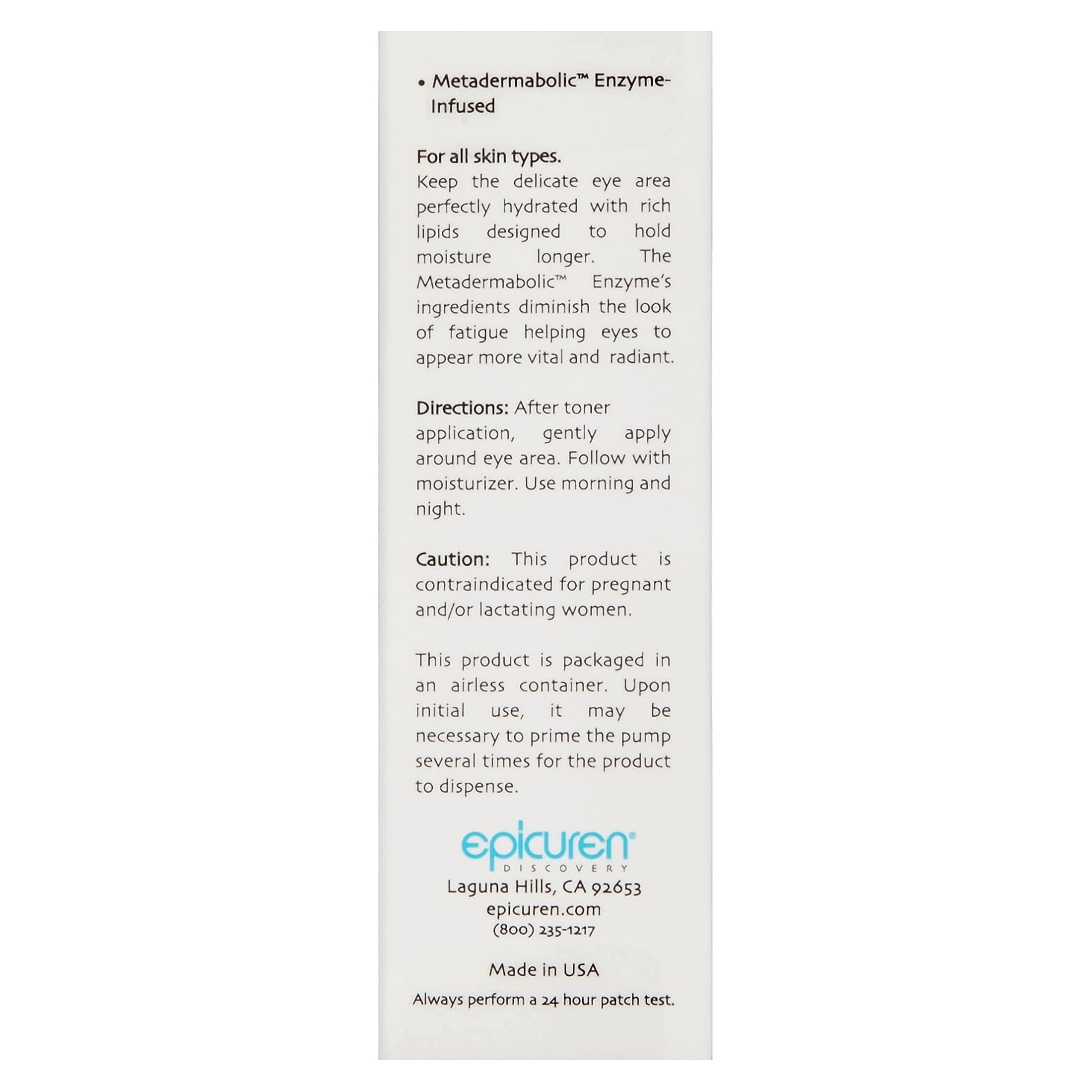 Epicuren Eye Cream (0.5oz)
