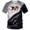 White, variant on 3D Cobra Snake T Shirt Serpent Graphic Tee Yin Yang Style All Over Print Shirt for Men Women Streetwear Fashion