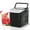 Black, variant on CONCETTA Countertop Ice Maker, Machine Self-Cleaning, 2 Sizes Bullet Ice, Portable Ice Machine with Ice Scoop, Basket and Handle, Black