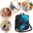 thumbnail image 7 of Horeoi Futuristic Jet Ski Adventure Pattern Insulated Thermal Lunch Bag with Leakproof Compartments for Office School Picnic Reusable Oxford Tote, 7 of 7