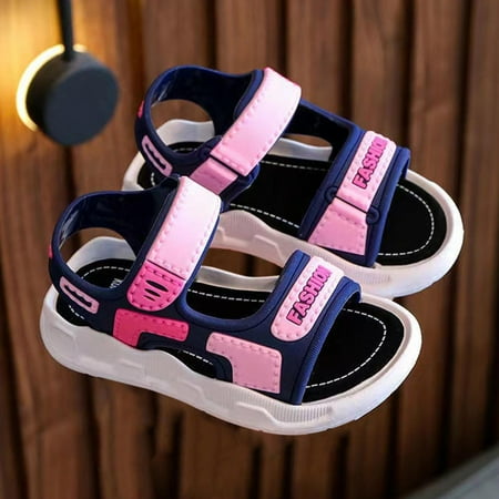 

LEEy-World Toddler Sandals Baby Girls Boys Soft Toddler Shoes Infant Toddler Walkers Shoes Cartoon Strawberry Print Princess Shoes