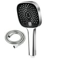 thumbnail image 2 of Pressurized Showerhead with Adjustable Spray Modes, Oversized Panel, Self-Cleaning Nozzles, Leak-Proof Design, Universal 4-Point Interface for Easy Installation, 2 of 8