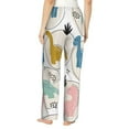 thumbnail image 3 of Daiia Cute Dinosaurs Women's Sleep Pant with Pockets and Drawstring,Pajama Pants-Medium, 3 of 9