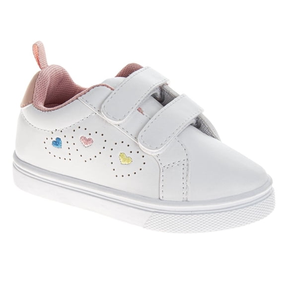Laura Ashley Girls Sneakers. (Toddler Little Kids), White, Size: 10