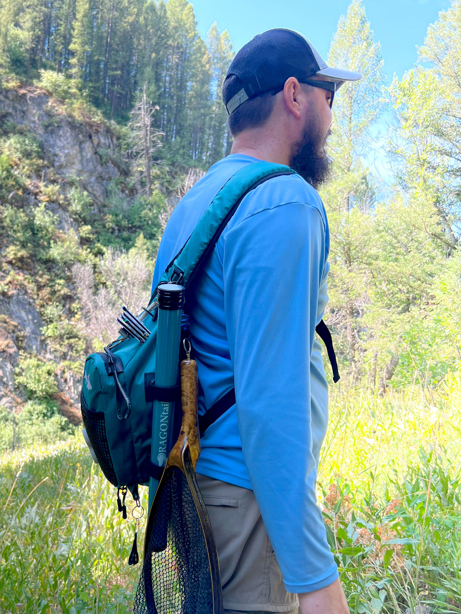 DRAGONtail Kaida zx320 Multi-Length Tenkara Rod Pack Size