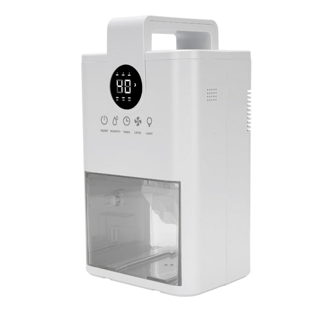 Home Dehumidifier, Quiet Timer Small Dehumidifier 1L Water Tank for Bathroom US Plug,EU Plug