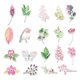 thumbnail image 5 of Pegatinas de vinilo impermeable con plantas y flores, 50 unidades/lote, 5 of 5