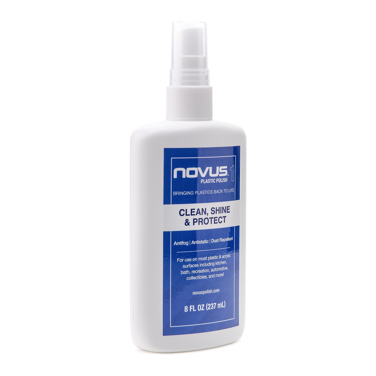 Novus PC-10 Plastic Clean & Shine - 8 oz