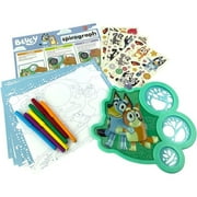 Spirograph Cyclex Studio Bluey - The Easy Way to Make Countless Amazing Spiral Art Designs Bluey Playset Art Kit - for Kids Ages 5 and Up