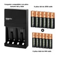 thumbnail image 1 of Cargador pilas Duracell  + 6 AA 2500 mAh + 6 AAA 900 mAh, 1 of 7