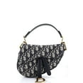thumbnail image 1 of Pre-Owned Saddle Handbag Oblique Canvas Mini By Rebag, 1 of 7