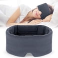 thumbnail image 2 of Máscara de ojos para dormir envolvente completo, parche para los ojos con cubierta para los ojos, portátil de viaje, descanso para los ojos, máscara para dormir, sombra de ojos nocturna, 2 of 4