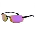 thumbnail image 2 of "The Influencer" Sport Wrap Polarized Sunglasses for Men and Women - Lightweight Frames - Amethyst Sunrise, 2 of 5