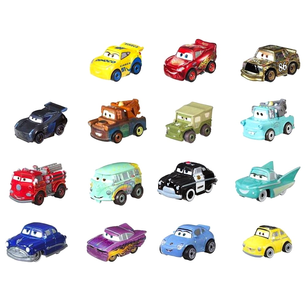 disney pixar cars mini racers 15pk