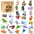 thumbnail image 1 of Bloques de construcción, juguetes educativos de ensamblaje de partículas pequeñas para niños, animales + océano + insectos, 30 cajas (personalizadas)., 1 of 2