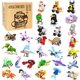 thumbnail image 1 of Bloques de construcción, juguetes educativos de ensamblaje de partículas pequeñas para niños, animales + océano + insectos, 30 cajas (personalizadas)., 1 of 2