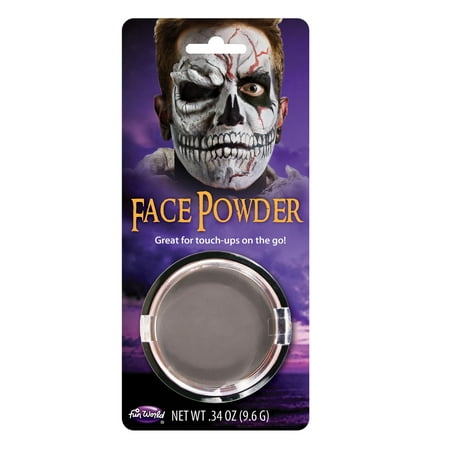 Grey Zombie Pressed Face Powder Foundation Face Makeup Halloween Theatrical