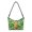 Green-Capybara Daisy Orange, variant on Rose Butterfly Print Shoulder Purse for Women Lightweight Leather Underarm Sling Bag with Adjustable Strap Zipper Pockets Hobo Purse Tote for Travel
