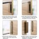 thumbnail image 5 of Cerraduras magnéticas para puertas de armarios, juego de 4 cerraduras magnéticas para puertas, cierrapuertas de acero inoxidable 40 kg. esquí esquí Gafas de esquí, 5 of 5