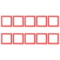 thumbnail image 2 of Neinkie 10Pcs Earrings Storage Box Multi-purpose Anti-oxidation Mini 3D Floating Picture Frame Jewelry Stone Presentation Case for Daily Use, 2 of 9