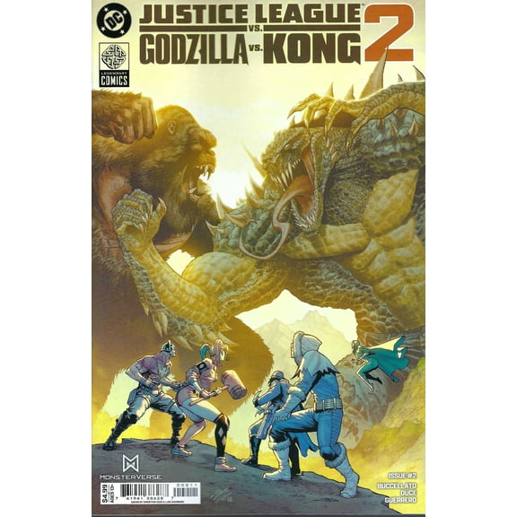 Justice League Vs. Godzilla Vs. Kong 2 #2A VF ; DC Comic Book