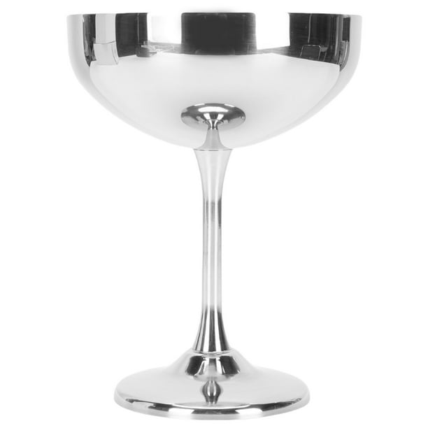 Copa De Helado De Acero Inoxidable, Forma De Copa única, Taza De Servicio Multifuncional Para Helado, Ensalada De Frutas, Budín, Postre, Hoteles, Restaurantes, Fiestas