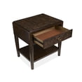 thumbnail image 6 of Magnussen Home Rowan Espresso Open Nightstand, 6 of 17