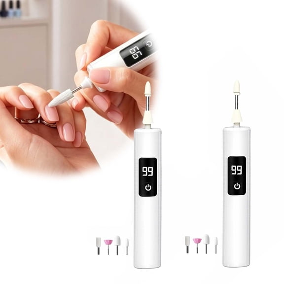 Built-in LED Ring Light Electric Nail Grinder with Complete Nail Bits Kit, Other