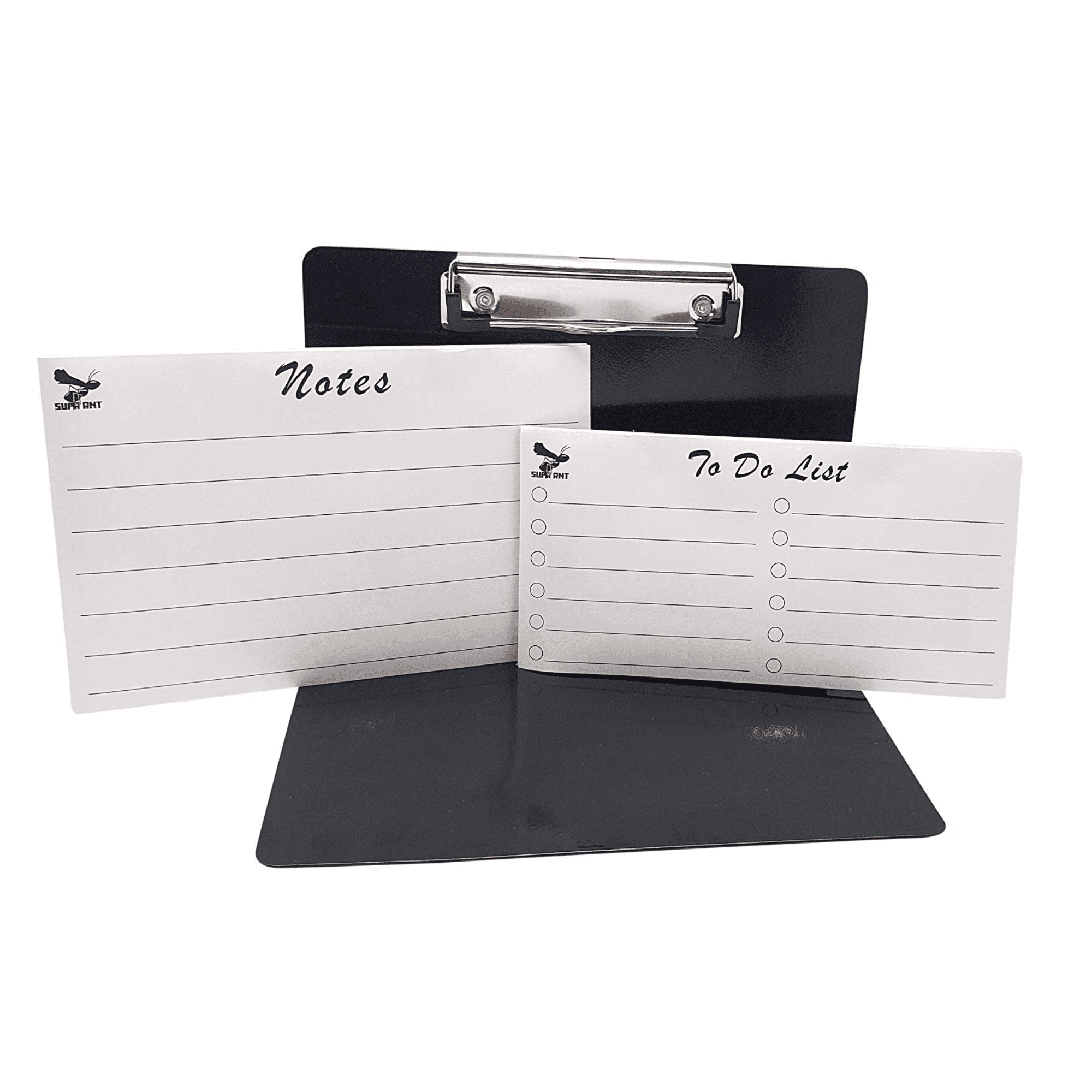 Supa Ant Nursing Clipboard Foldable 8x11" - Clipboard folder - Clipboard with Storage - Black Clipboard with Cover - Mini Clipboard - Nurse Accessories - Office Supplies Nursing Student Essentials