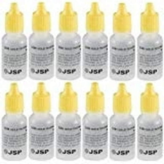 12 Bottles 10K Gold Metal Test Acid Karat Testing Liquid Solution Jewelry Tester
