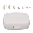 thumbnail image 4 of Hearing Aids Protection Box, Large Capacity ABS Material Hearing Aids Case Small Portable  For Outdoor Black,White, 4 of 8
