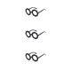 thumbnail image 1 of Qarigey Gafas para niños Gafas de girasol Adorables Accesorios de ropa de moda Estilo para protección de ojos Negro Blanco Plata Type1 NO1, 1 of 6