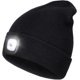 thumbnail image 1 of Gorro de punto LED con linterna frontal, unisex, con 4 luces LED, ideal para el invierno (negro), 1 of 7