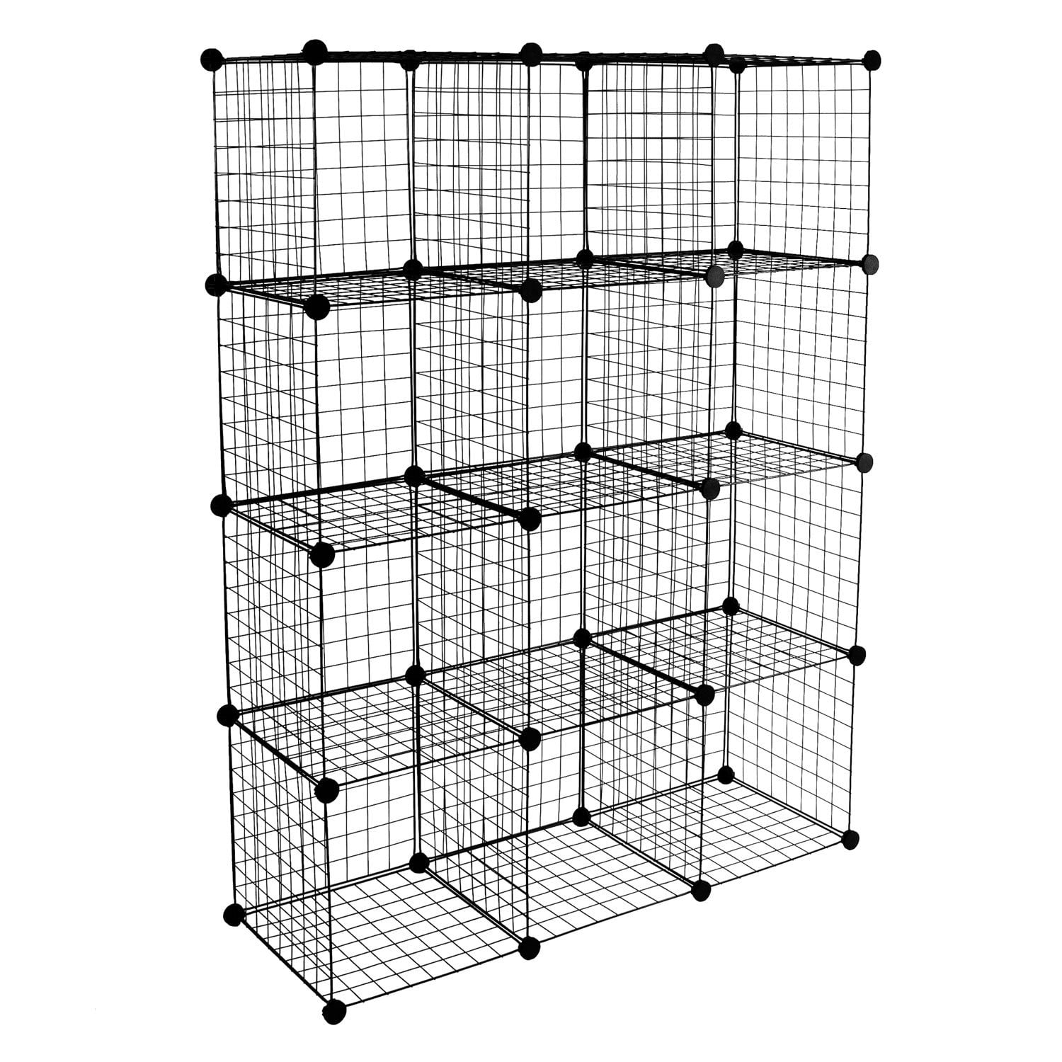 WorkIt! Wire Cube Storage Organizer 12 Cubes