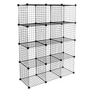 Work-It! Wire Cube Storage Organizer | 12 Cubes