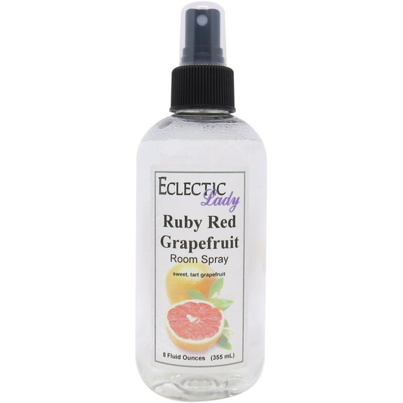 Ruby Red Grapefruit Room Spray by Eclectic Lady, 8 Ounces, Fragrant Aromatic Room Mist For Home, Room, Office