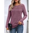 thumbnail image 5 of Women'S Lace Long Sleeve Shirt Fall Top Fashion Dreesy Casual Tunic Sweaters Mesh Clothes L, 5 of 8