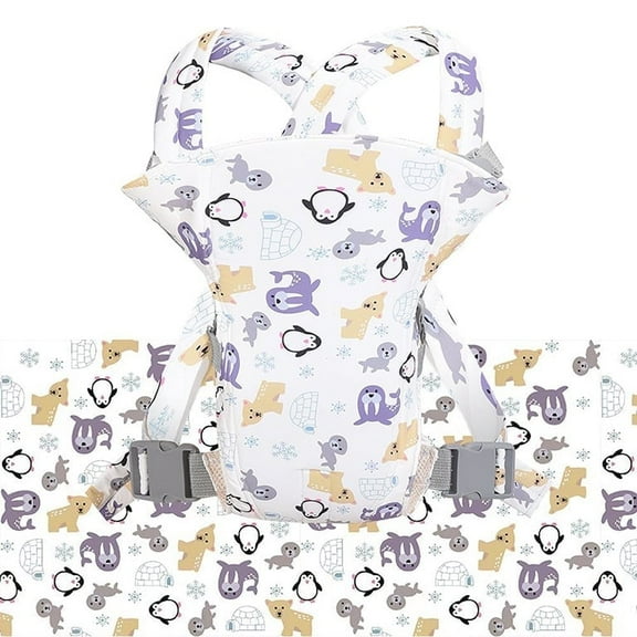 Babyltrl 4 in 1 Baby Carrier,Ergonomic Infant Carrier Backpack,Breathable Front Back Carrying Wrap Seat for Newborn Toddlers up to 33 lbs,Colorful