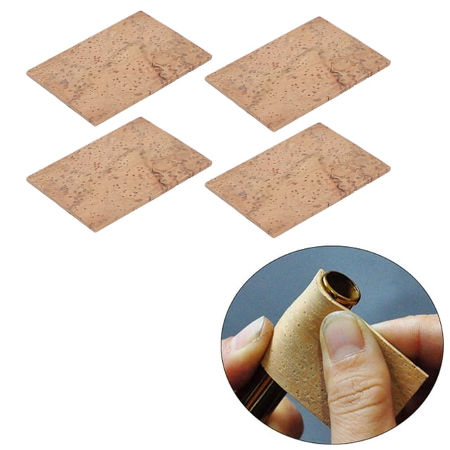 Hojas de Corcho de Saxo Alto, Piezas de Repuesto de Lámina de Corcho de Saxofón de 10 Piezas para Un Rendimiento Diario