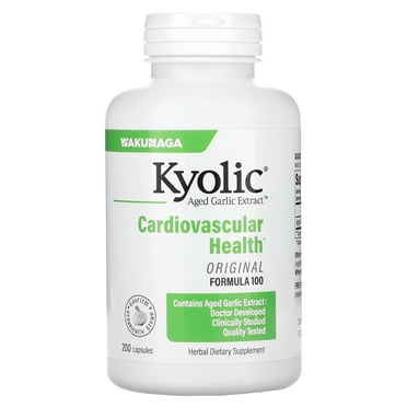 Kyolic Aged Garlic Extract Cardiovascular Formula 100 200 Capsules