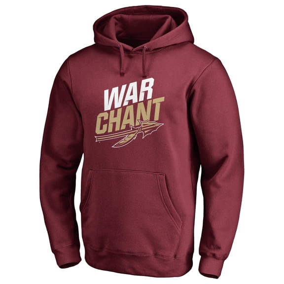 Men's Garnet Florida State Seminoles Logo Hometown Collection Pullover Hoodie