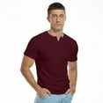 thumbnail image 4 of HAOMEILI Men's Henley Shirts Short/Long Sleeve Button T-Shirt Lightweight Fashion Casual Pullover Shirt, 4 of 6