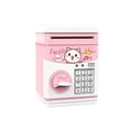 thumbnail image 1 of Piggy Bank Multifunction Coin Saving Jar Electronic Unbreakable Kid-learning Plastic Smart Deposit Box School Birthday Toys Pink, 1 of 9