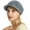 Gray, variant on MSJUHEG Sun Hats for Women Bucket Hats for Woman Trucker Hat Women Fashion Soft-Brimmed Pleated Tongue Dome Sunhat Hats for Women Fascinators Hats for Women Polyester 1PC Hat Black One Size