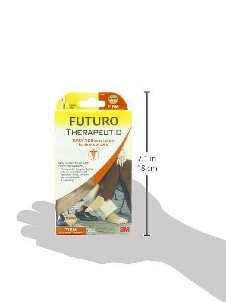 Futuro Therapeutic Open Toe Knee Length Unisex 20-30mmHg X-Large Beige