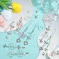 thumbnail image 4 of 1 Box 154Pcs DIY 8 Sets Phone Charm Making Kit Cute Bowknot Knot Wing Heart Beads Phone Charms Phone Keychain Charm Cell Phone Charm, 4 of 6