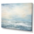thumbnail image 2 of Designart "Minimalistic Horizon Of The Waves" Coastal Ocean Canvas Art Print, 2 of 7