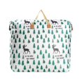 thumbnail image 1 of TopLLC Large Capacity Moving Bag, Forest Deer Pattern Non-woven Clothes Storage Bags with Reinforced Handles & Zipper Heavy-duty Moving Totes Foldable Organizer Bag Packing Storage Box Space Saving, 1 of 3